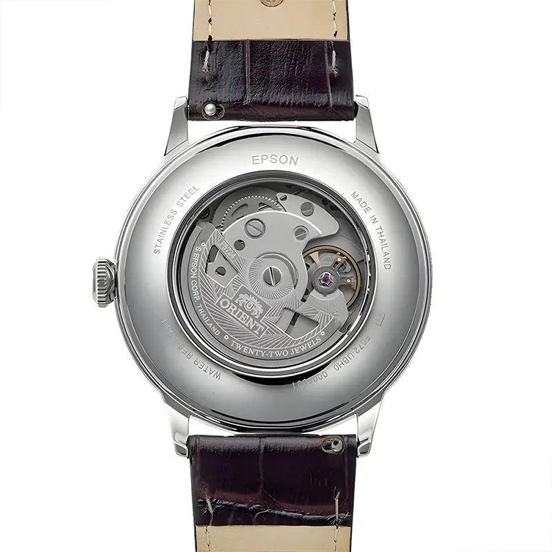 Orient Bambino V2 Arabic Red Sunburst Dial Men's Watch- RA-AC0037R